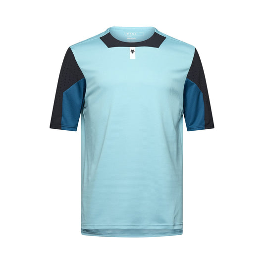Maillot FOX DEFEND Manches Courtes Bleu