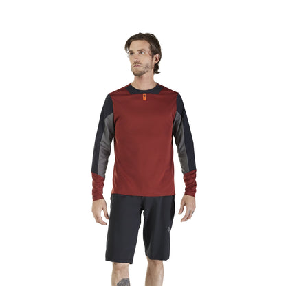 Maillot FOX DEFEND Manches Longues Bordeaux