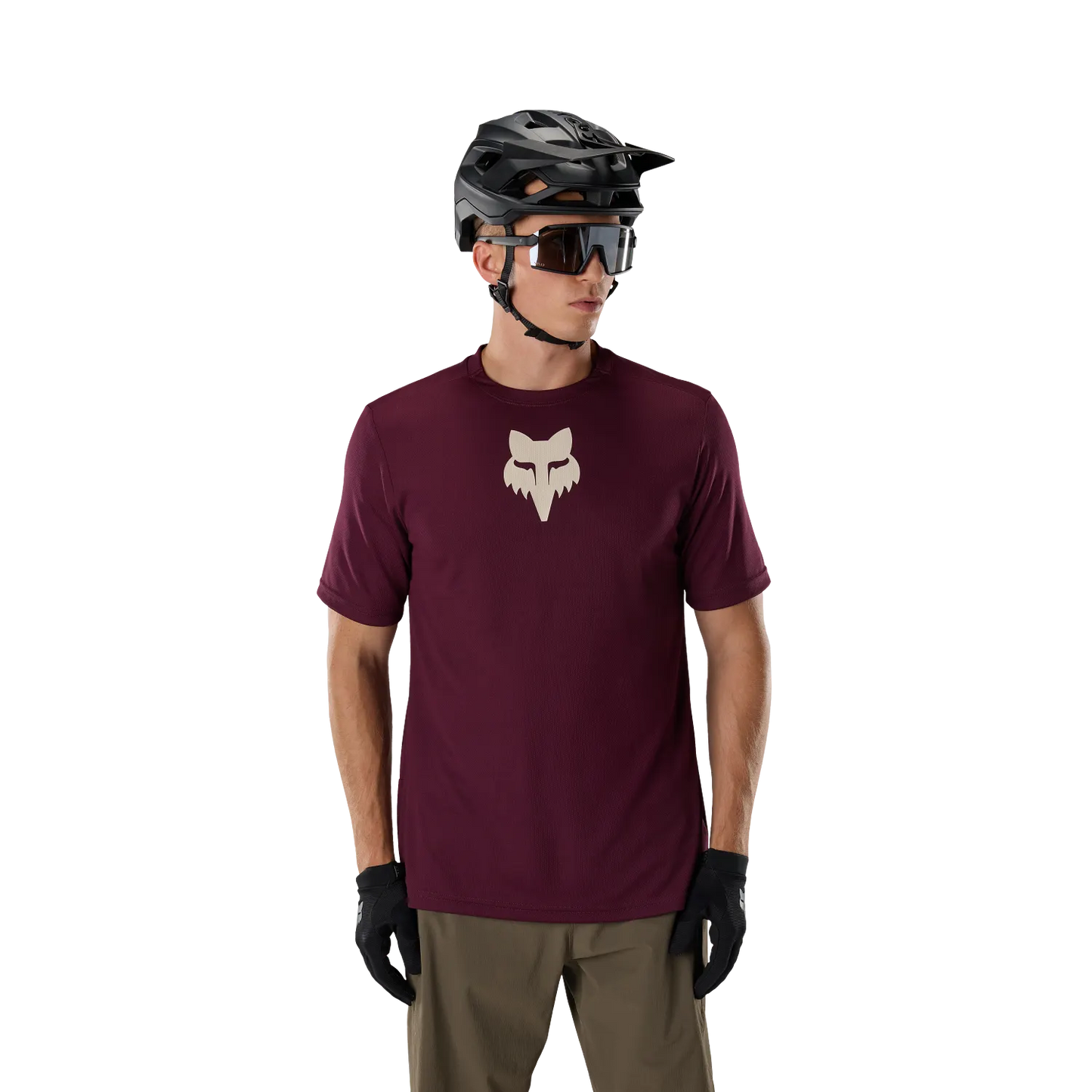 Maillot FOX RANGER FOX HEAD Manches Courtes Bordeaux