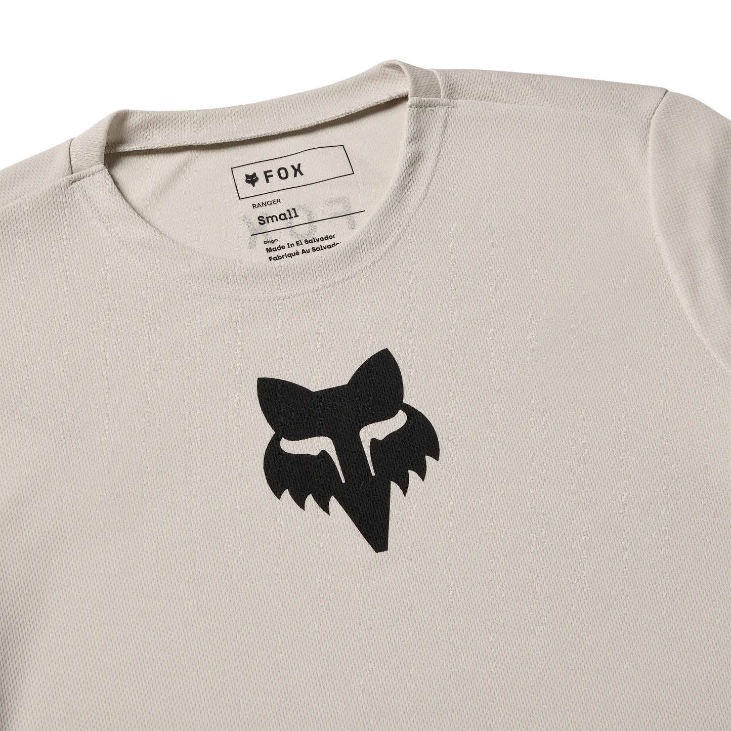 Maillot FOX RANGER HEAD Femme Manches Courtes Blanc Chalk