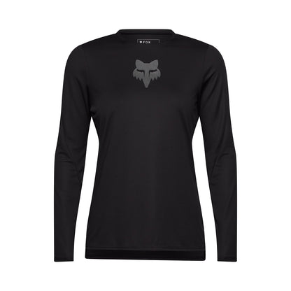 Maillot FOX RANGER HEAD Femme Manches Longues Noir