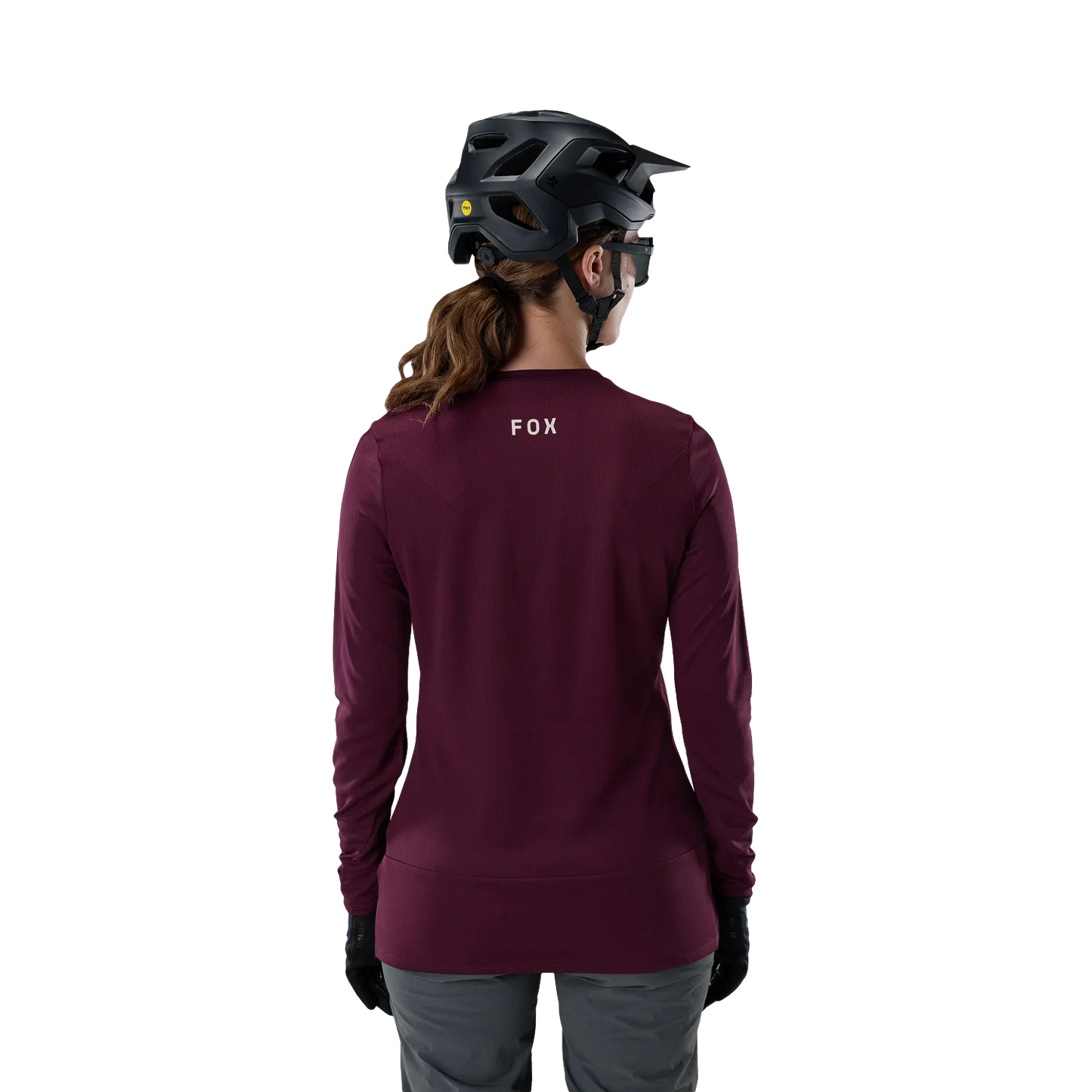 Maillot FOX RANGER FOX HEAD Femme Manches Longues Bordeaux
