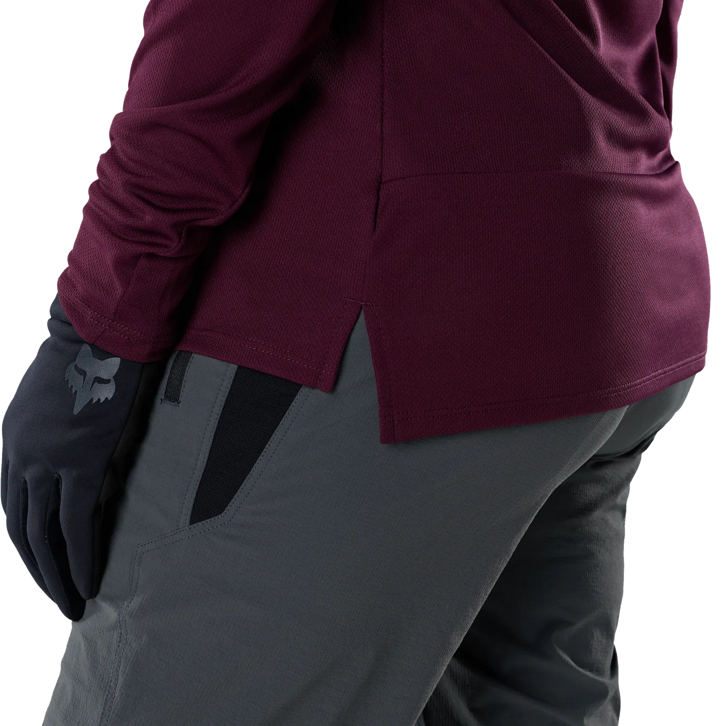 Maillot FOX RANGER FOX HEAD Femme Manches Longues Bordeaux