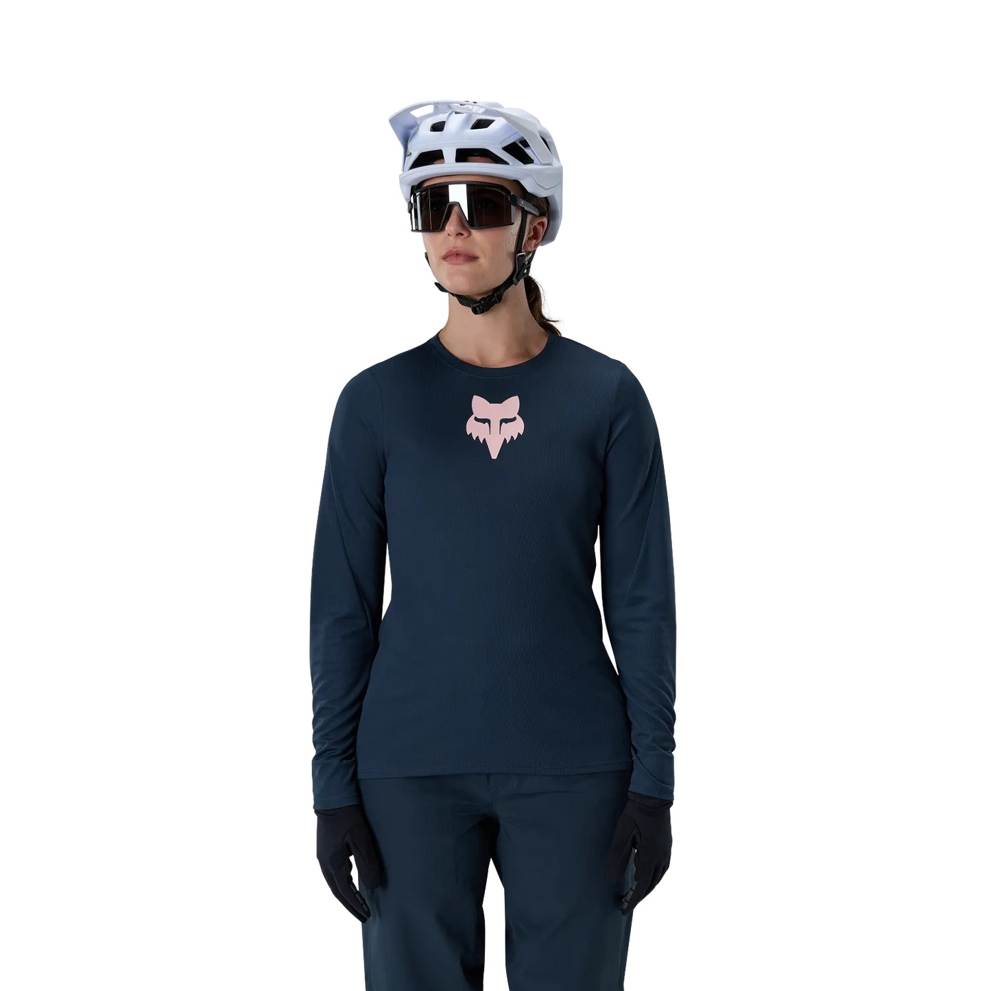 Maillot FOX RANGER FOX HEAD Femme Manches Longues Bleu