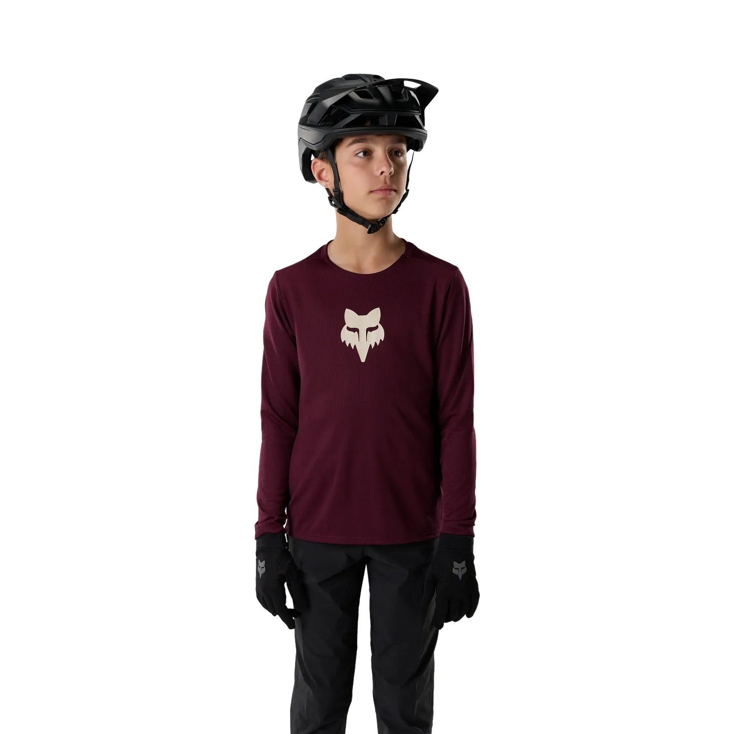 Maillot FOX RANGER FOX HEAD Junior Manches Longues Bordeaux