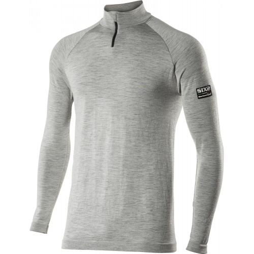 Sous-Vêtement SIXS TS13 MERINOS Manches Longues Gris