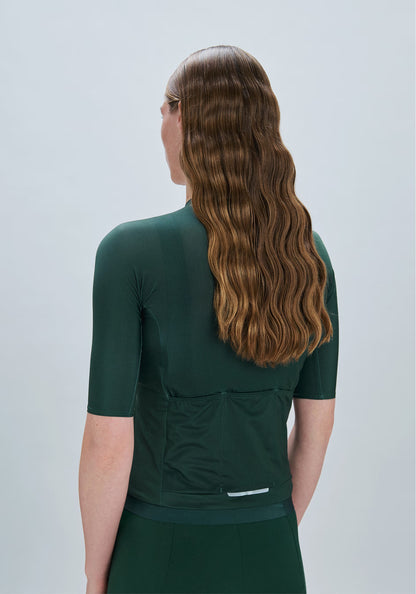 Maillot POC PRISTINE Femme Manches Courtes Vert