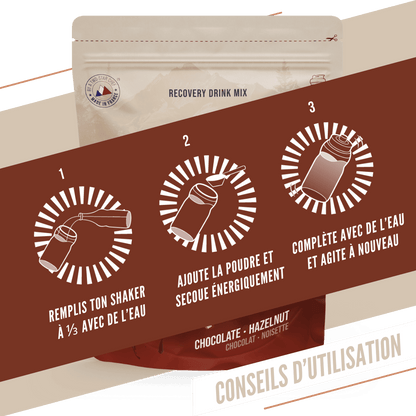 Boisson de Récupération BAOUW RECOVERY (500g) Chocolat Noisette