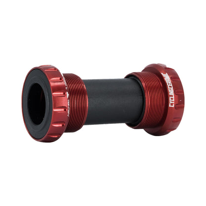 Boîtier de Pédalier CYCLINGCERAMIC BSC Shimano Rouge