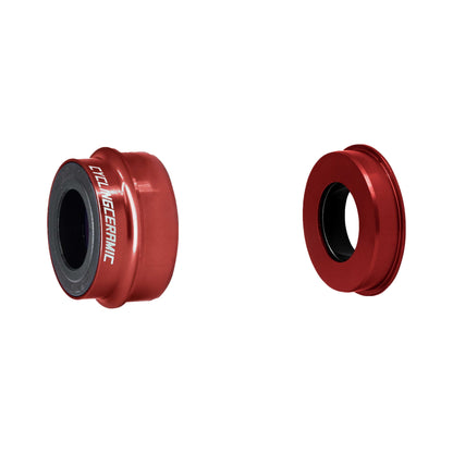 Boîtier de Pédalier CYCLINGCERAMIC BB RIGHT Shimano Rouge