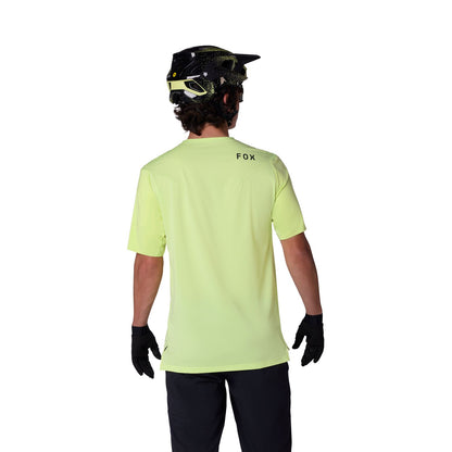 Maillot FOX FLEXAIR Manches Courtes Lime