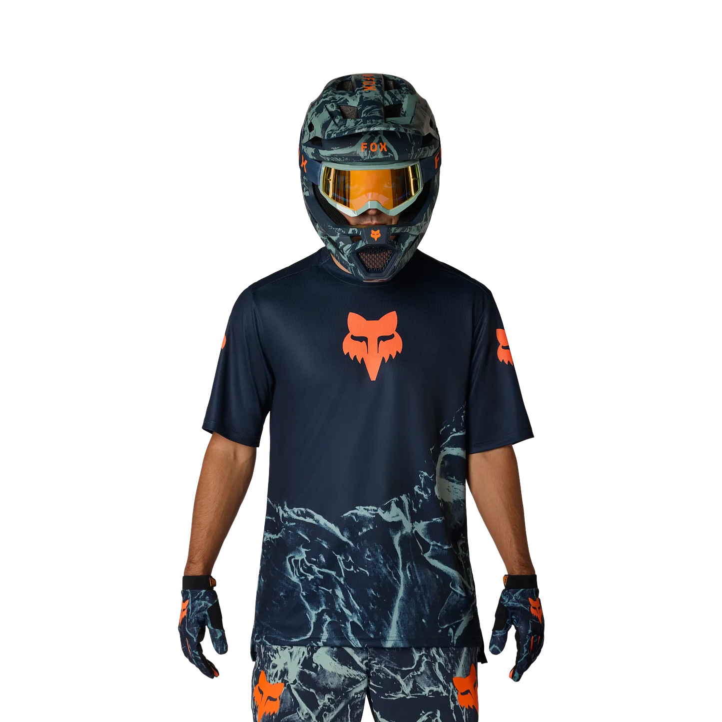 Maillot FOX RANGER IMAGE PRINT Manches Courtes Arctic Blue