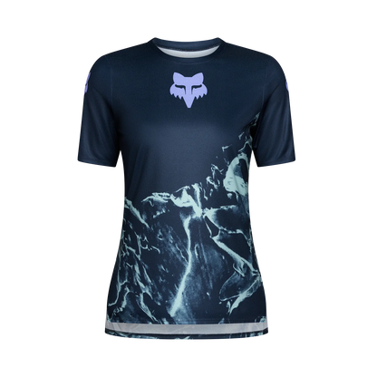 Maillot FOX RANGER IMAGE PRINT Femme Manches Courtes Arctic Blue