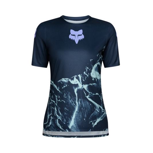 Maillot FOX RANGER IMAGE PRINT Femme Manches Courtes Arctic Blue