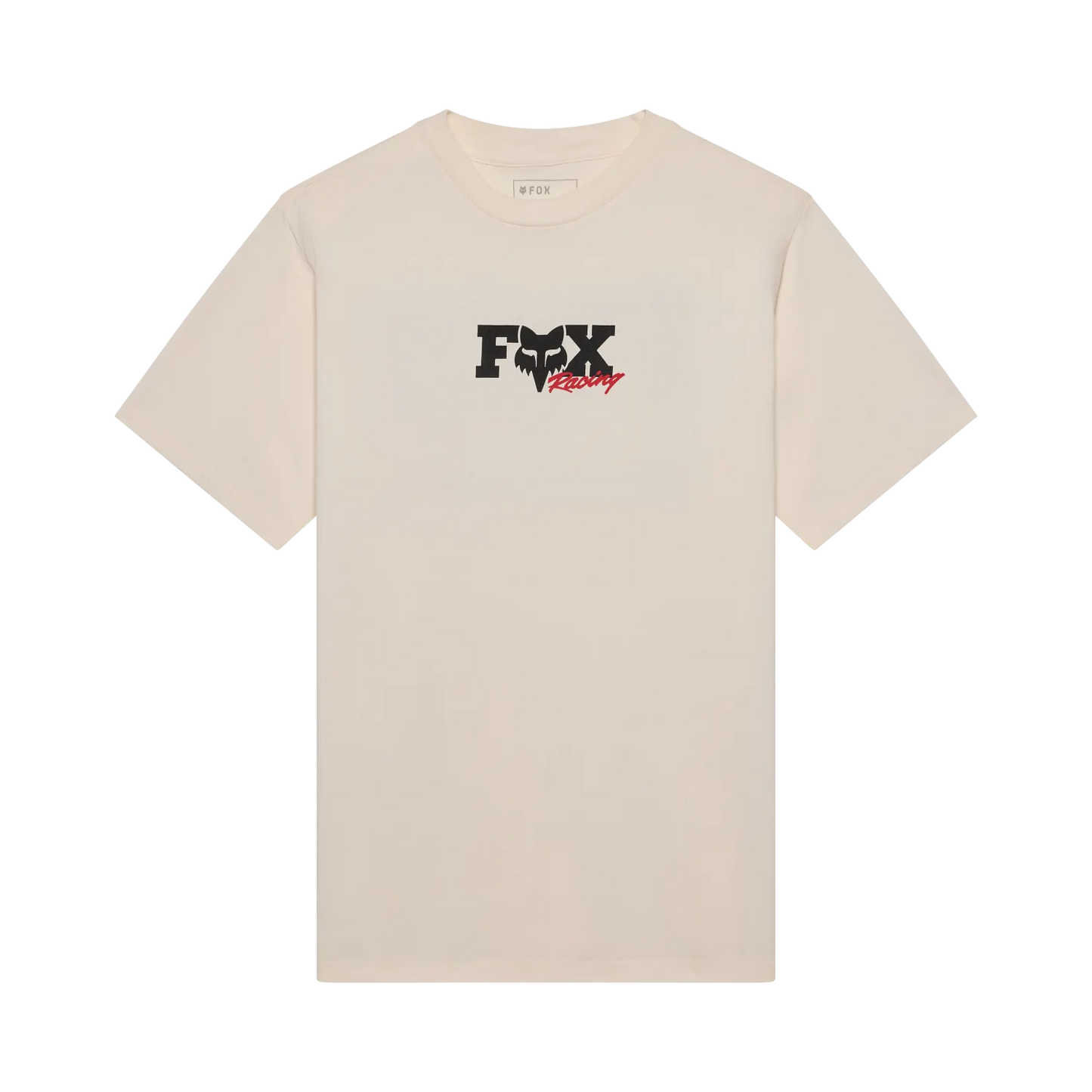 T-Shirt FOX CHECKER 195 ORIGINAL Manches Courtes Blanc Cassé