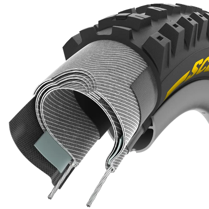 Pneu PIRELLI SCORPION RACE DH T 27.5x2.5 Tubeless Ready Souple Noir/Jaune 3907400