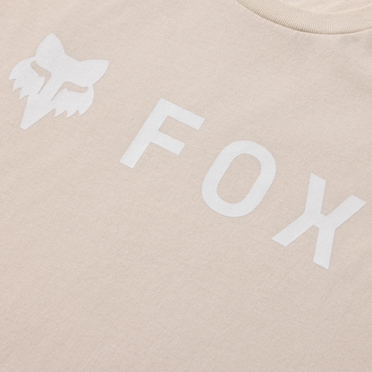 T-Shirt FOX ABSOLUTE 195 ORIGINAL Manches Courtes Beige Chalk