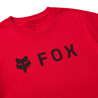 T-Shirt FOX ABSOLUTE 195 ORIGINAL Manches Courtes Rouge Flamme