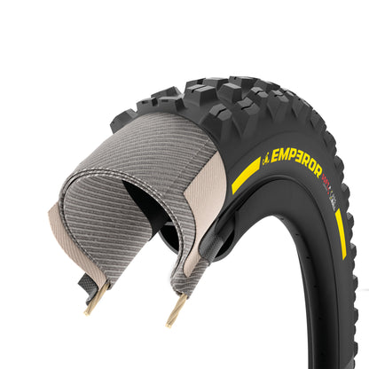 Pneu PIRELLI SCORPION EMPEROR 29x2.40 Soft ProWall Tubeless Ready Souple Noir/Jaune Team Edition