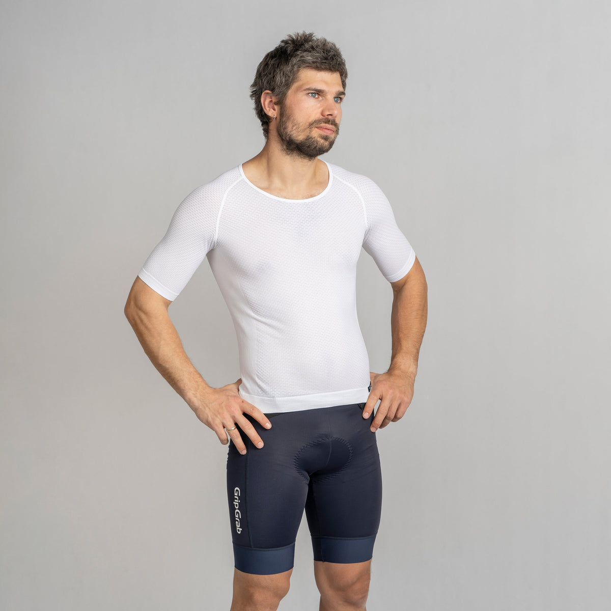 Sous-Vêtement Manches Courtes GRIPGRAB PACR SUMMER SEAMLESS Blanc