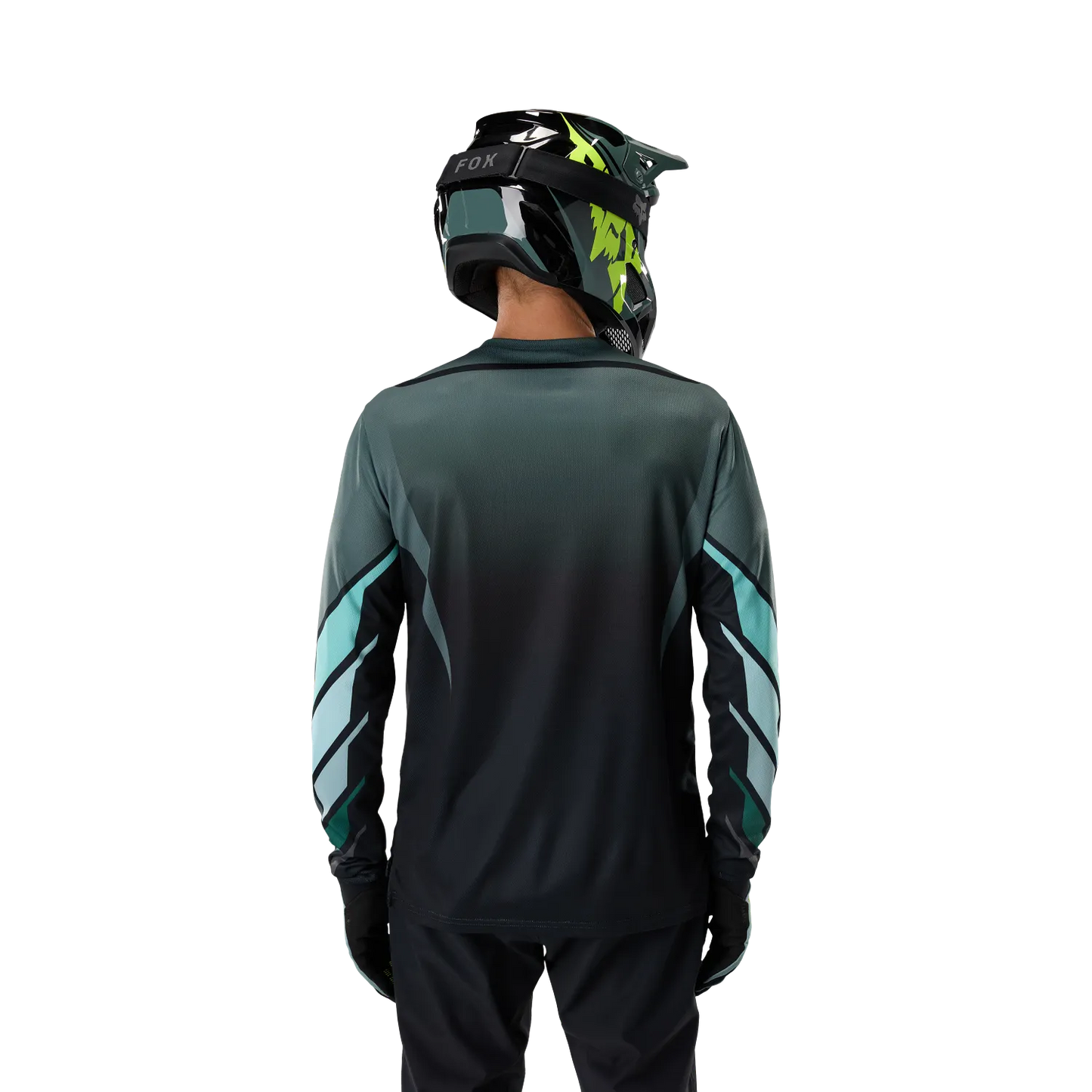 Maillot FOX RANGER FOUNDRY Manches Longues Vert Sauge