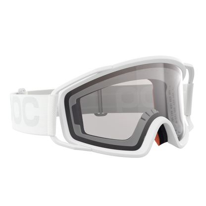 Masque POC ZYGON Blanc Écran Clarity Trail Cloudy Brown