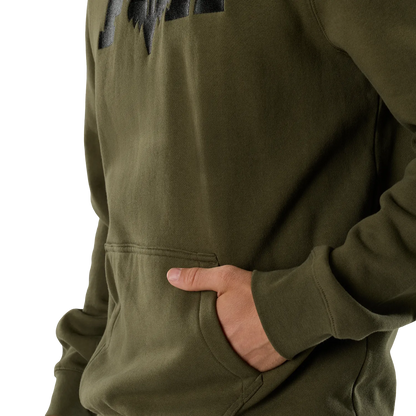 Sweat à Capuche FOX F HEAD X FLEECE Vert
