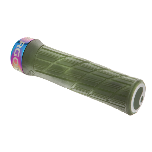 Grips ERGON GE1 EVO Factory Slim Vert Frozen Moss colliers Oil Slick