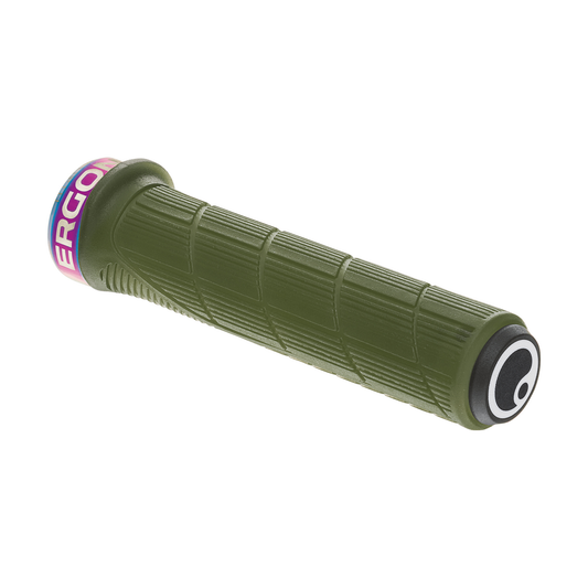 Grips ERGON GD1 EVO Slim Factory Vert Moss Frozen colliers Oil Slick