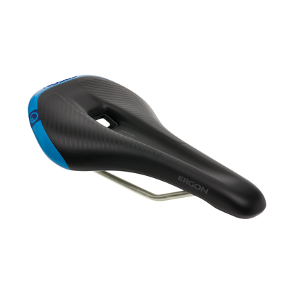 Selle ERGON SM Pro Midsummer Blue S/M rails TiNox