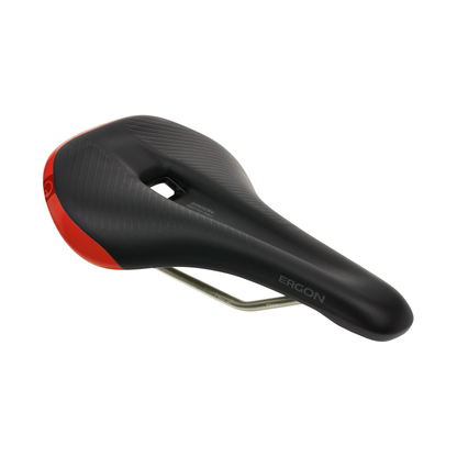 Selle ERGON SM Pro Risky Red M/L rails TiNox
