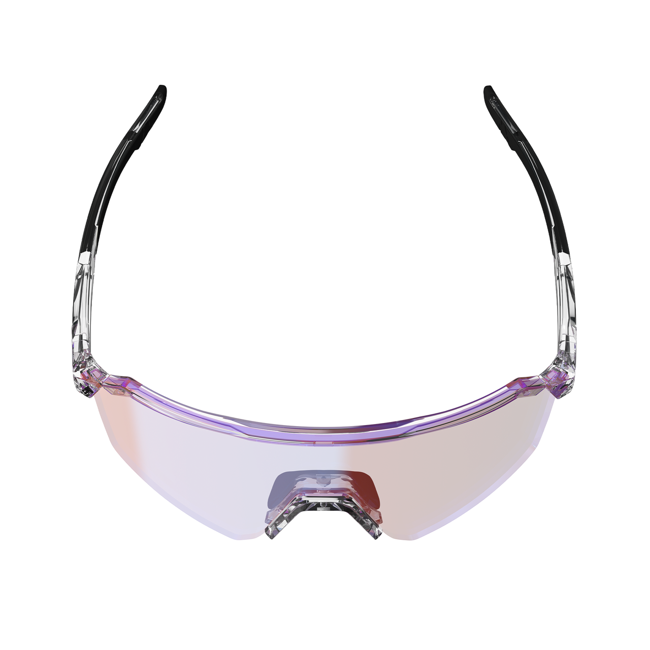 Lunettes LEATT RIDEVIZ LITE LARGE Transparent Verre Iriz Crystal Fuschia