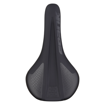 Selle SPANK SPIKE 160 Cuir Rails CrMo LTD GG Noir
