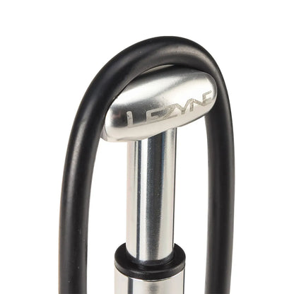 Pompe à Pied Compacte LEZYNE MICRO FLOOR DRIVE HP Argent