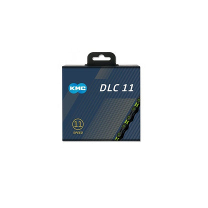 Chaîne 11V KMC DLC11 Noir/Vert