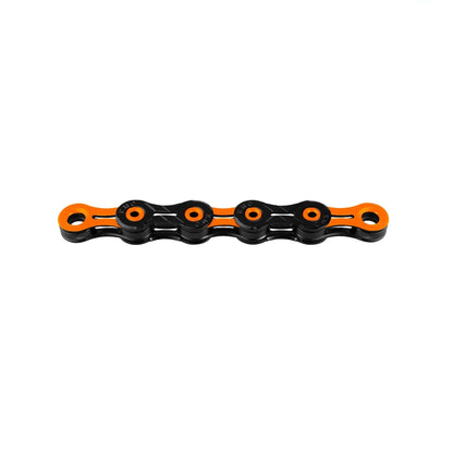 Chaîne 11V KMC DLC11 Noir/Orange
