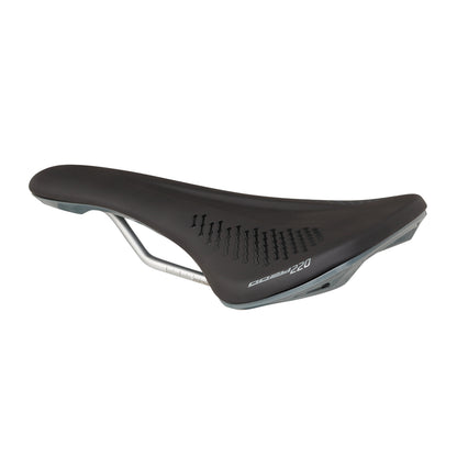 Selle SPANK OOZY 220 144mm Rails CrN/Ti Gris