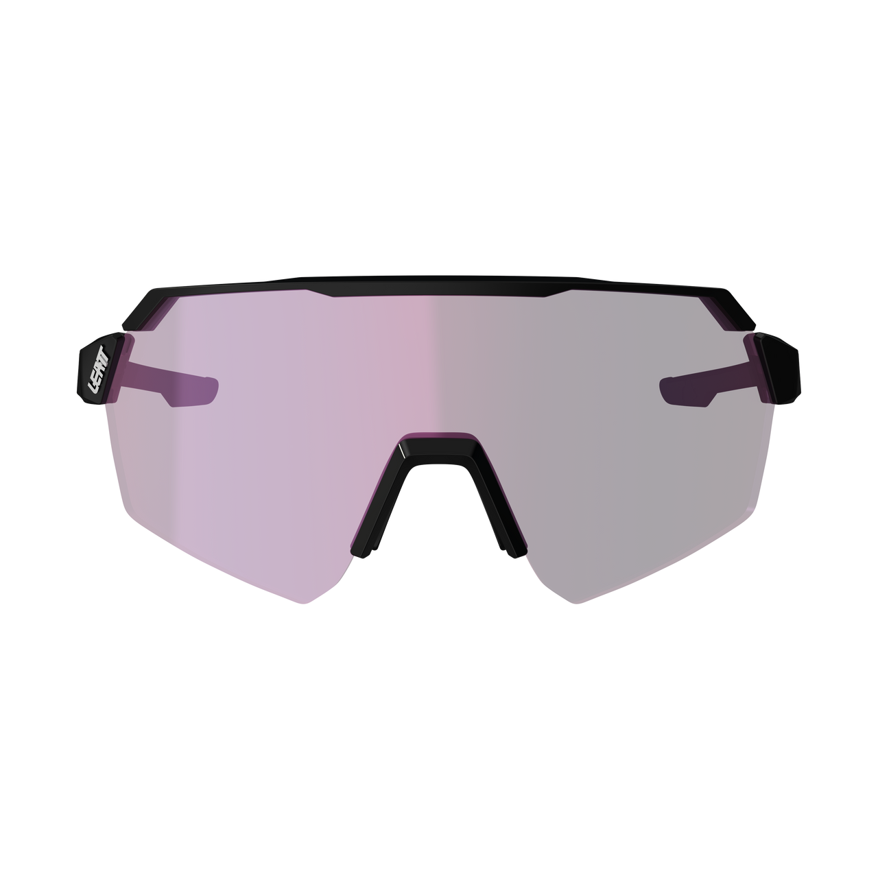 Lunettes LEATT RIDEVIZ LITE LARGE Satin Noir Verre Iriz Crystal Violet