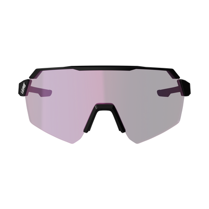 Lunettes LEATT RIDEVIZ LITE LARGE Satin Noir Verre Iriz Crystal Violet