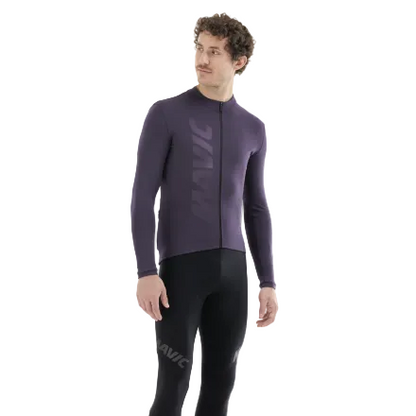 Maillot MAVIC AKSIUM THERMO Manches Longues Purple
