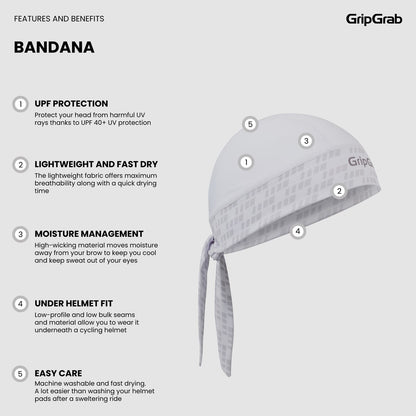 Bandana GRIPGRAB Blanc