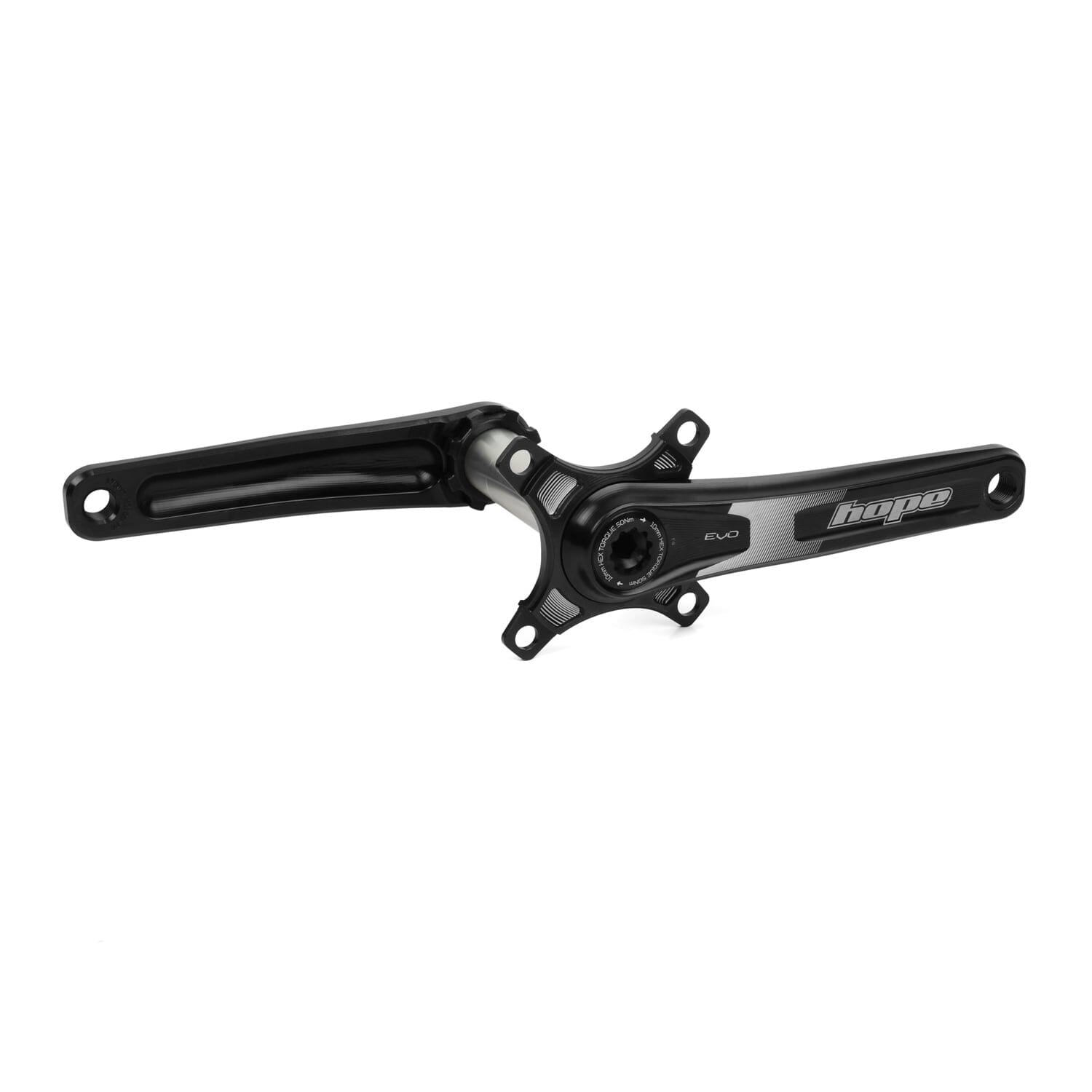 Manivelles HOPE EVO Boîtier 68/73 mm (Avec Étoile Mono) Noir
