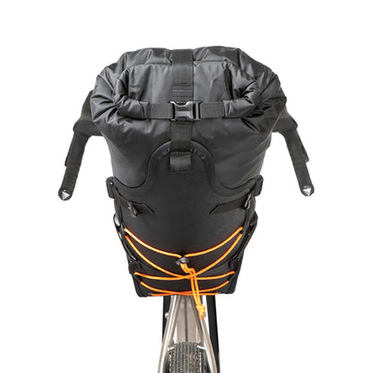 Sacoche de Selle RESTRAP SADDLE BAG 18 L Orange + DRY BAG Noir