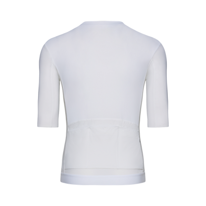 Maillot POC RACEDAY Manches Courtes Blanc