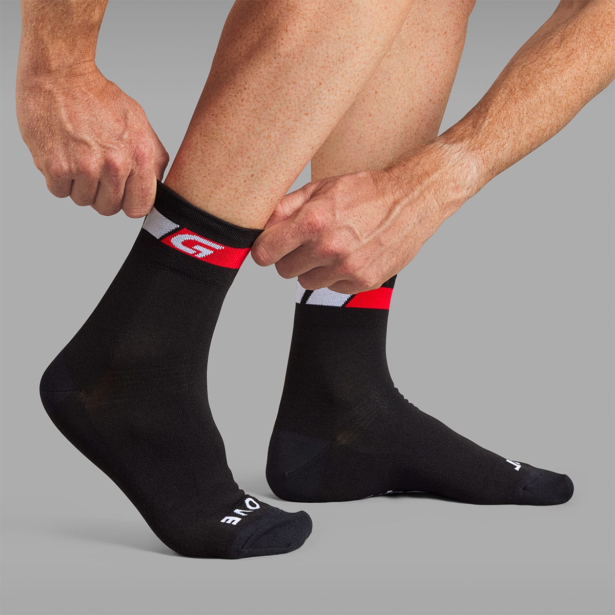 Chaussettes GRIPGRAB REGULAR CUT Noir