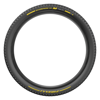 Pneu PIRELLI SCORPION RACE XC M Lite 29x2.40 Tubeless Ready Souple Noir/Jaune Team Edition