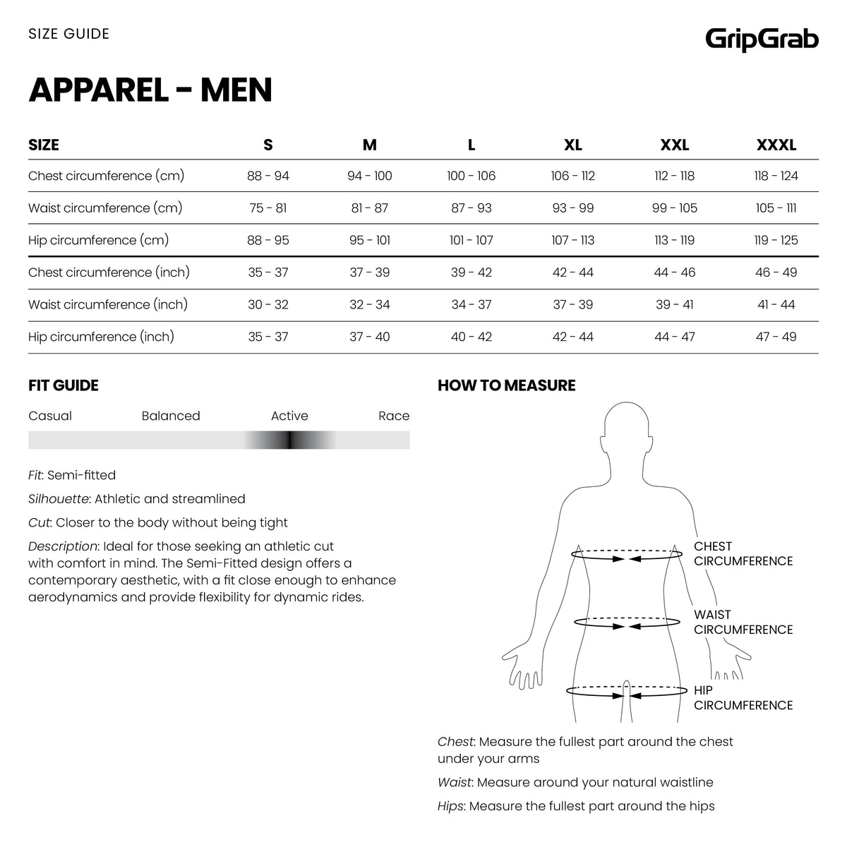 Guide des tailles