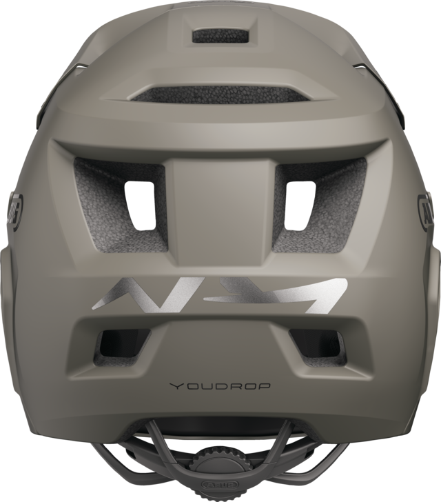Casque VTT ABUS YOUDROP FF Junior Dust Gris