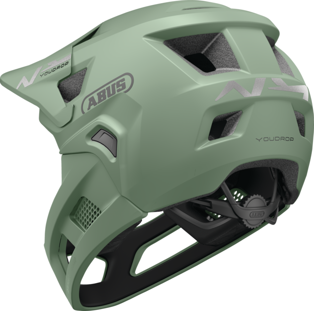 Casque VTT ABUS YOUDROP FF Junior Mist Vert