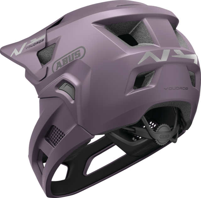 Casque VTT ABUS YOUDROP FF Junior Salt Violet